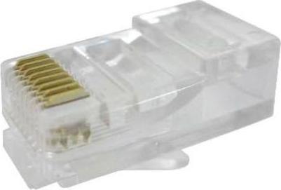 Actual product image RND Electronics Open modular plug RJ45, pack of 50, RJ45, CAT6, 3 positions, 3 number of contacts