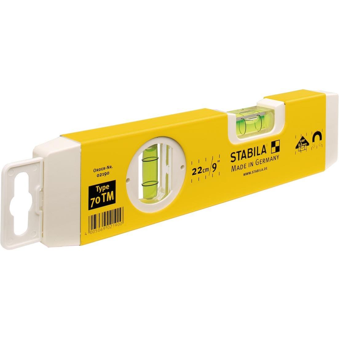 Stabila, Wasserwaage, Wasserwaage Type 70 TM (23.50 cm)