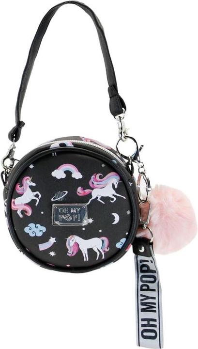 Immagine prodotto Oh My Pop! Borsa a tracolla rotonda piccola Unicorno (0.60 l)