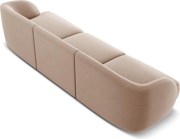 Actual product image Micadoni Velvet Sofa, "Miley", 3 Seats, 255x90x70Made in Europe (3-seater)