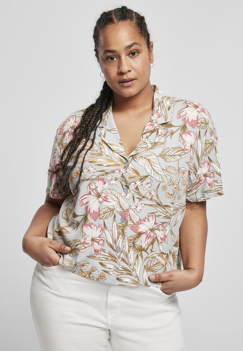 Immagine prodotto Urban Classics Camicia Resort in viscosa da donna (4XL)