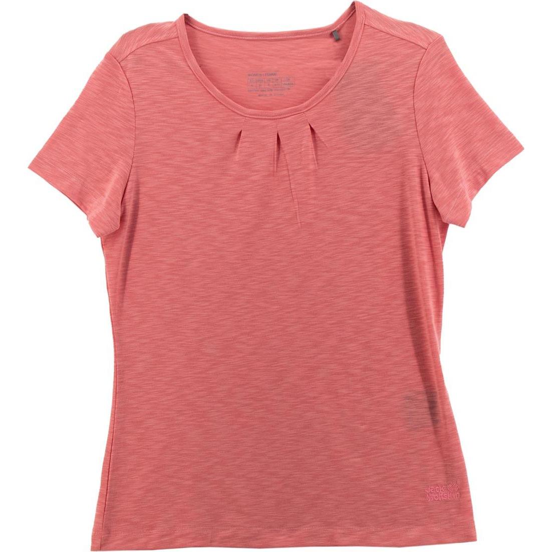 Jack Wolfskin, Damen, Shirt, Travel Drape, Rosa, (S)