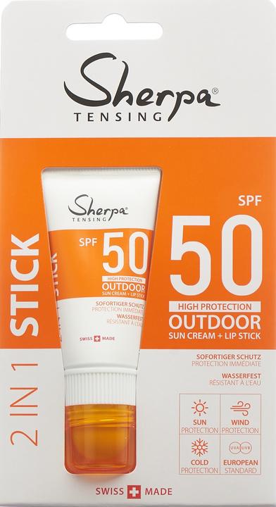 Immagine prodotto Sherpa Tensing Combi-Stick (Crema solare, Stick solare, SPF 50, 20 ml, 40 g)