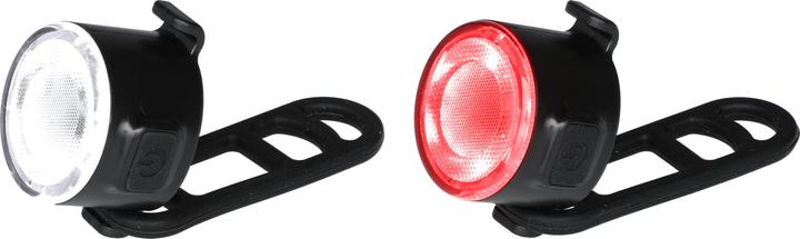 Image du produit Atom Front and rear rechargeable bicycle light (50 lm)