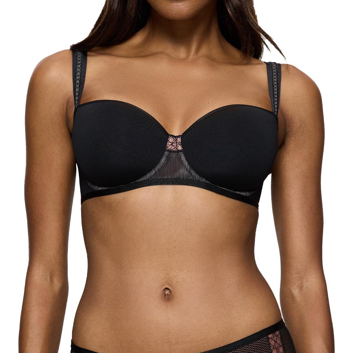 Triumph, BH, Palina Cosmic Heartbeat WHP Balconette Schalen-BH, Schwarz, (75 G, Einzelpack)