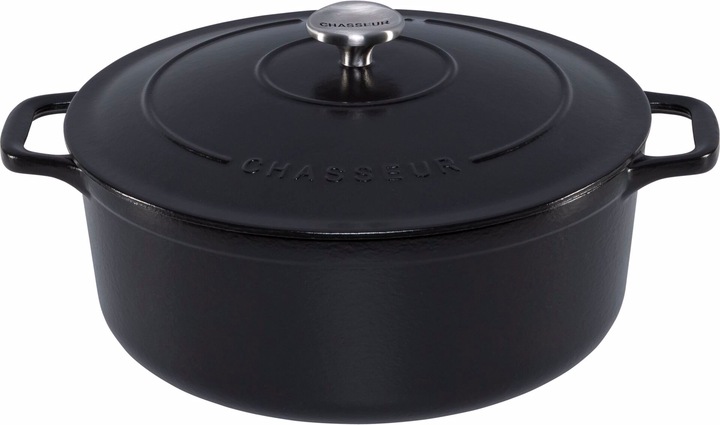 Produktbild Chasseur Braeter 28cm rund matt, Gusseisen 6,10l (28 cm, Bräter + Schmortopf, Gusseisen)