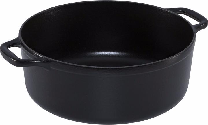 Actual product image Chasseur Braeter 28cm round matt, cast iron 6,10l (28 cm, Casserole + Stewpot, Cast iron)