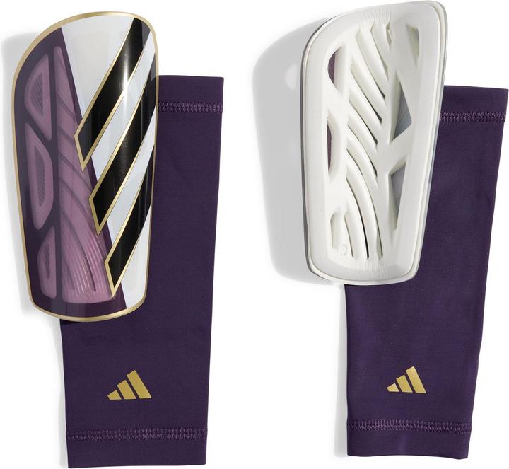 Actual product image adidas Shinguards Tiro League M, Lila/Weiss, Detailfarbe: Weiss (M)