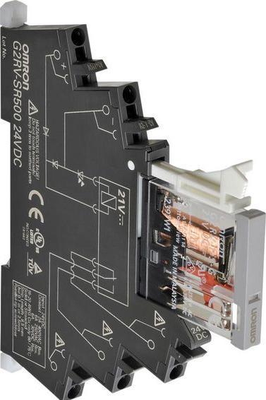 Immagine prodotto Omron Industrial Automation Relè di interfaccia G2RV 1 contatto in scambio DC 12V 6A Terminale push-in plus
