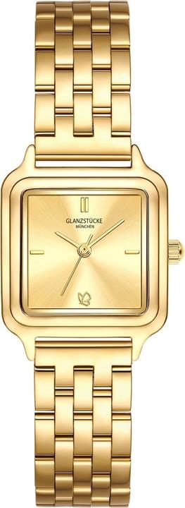 Actual product image Glanzstücke München Damen Quarzuhr gelbgold Edelstahl gelbgold - 38026 (25 mm)