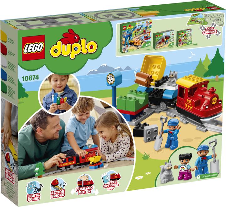 Produktbild LEGO Dampfeisenbahn (10874)