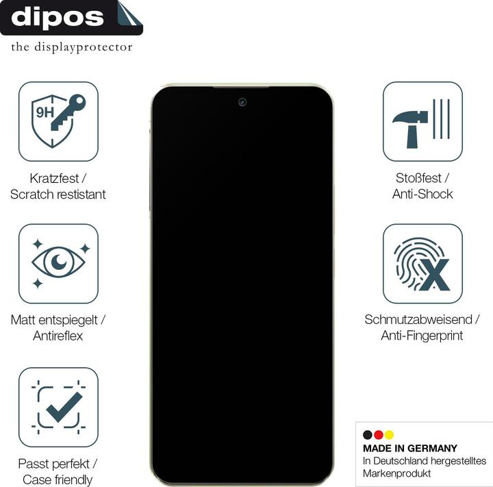 Produktbild Dipos Anti-Shock Displayschutz Matt 9H (1 Stück, Realme Q3 5G)