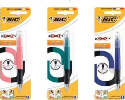 Image du produit Bic X-pen Standard (Vert foncé, Corail, Bleu foncé, 1 x)