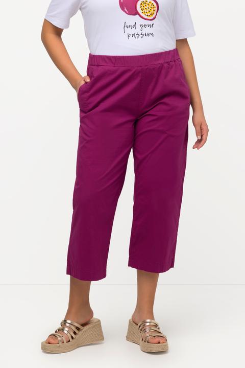 Produktbild Ulla Popken 7/8-Hose Ruby, geformtes Knie, gerades Bein, Elastikbund (56)