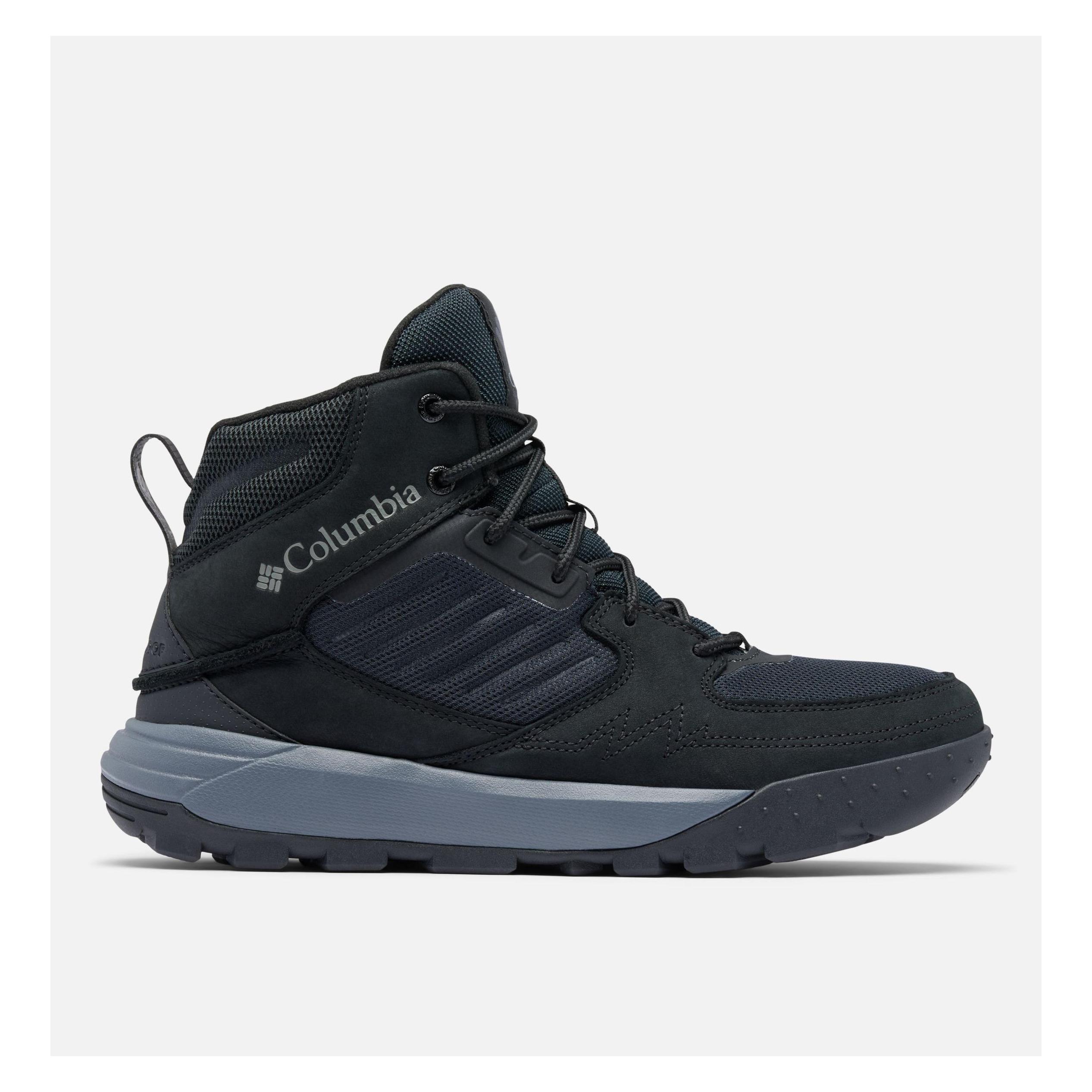 Columbia, Herren, Halbschuhe, Portlanderâ„¢ Men's Sneakers - Black, Ti Grey Steel - Maat 44.5, Schwarz, Grau, (44.5)