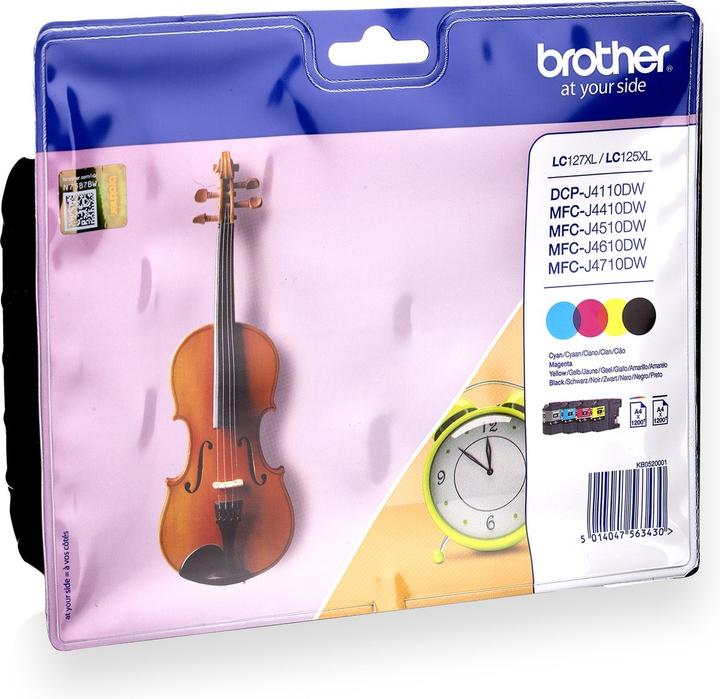 Produktbild Brother LC-127XLVALBP Value Pack (BK, C, M, Y)