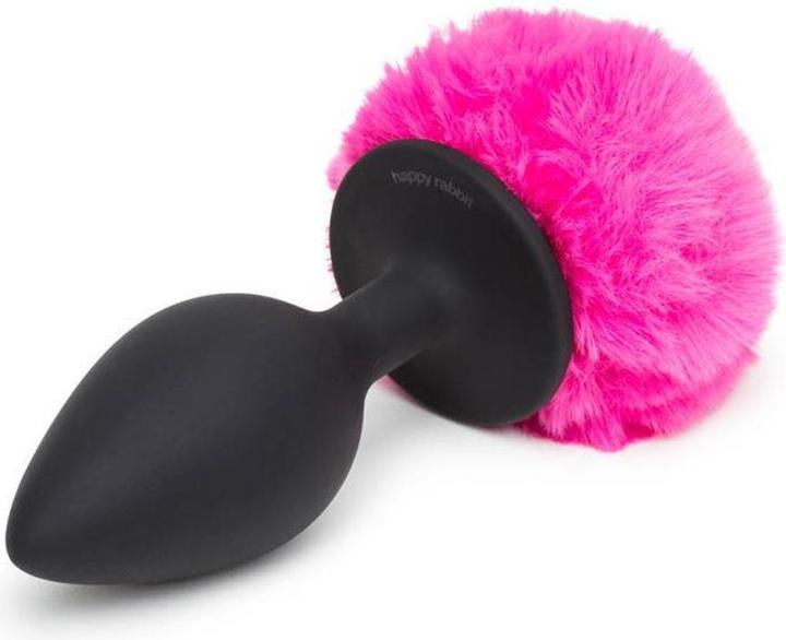 Produktbild Happy Rabbit Non Vibrating Butt Plug Large Black/Pink