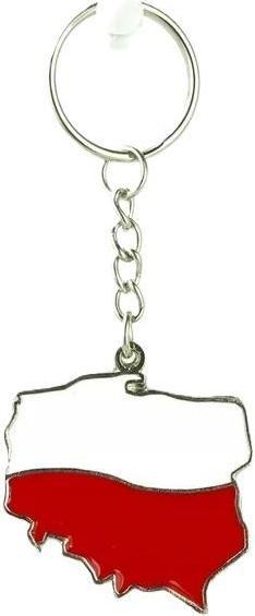 Actual product image Abino Metall-Schlüsselanhänger Polen Kontur