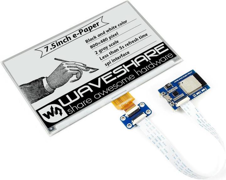 Image du produit WaveShare ESP32 Universal Raw e-Paper Driver Board WiFi Bluetooth