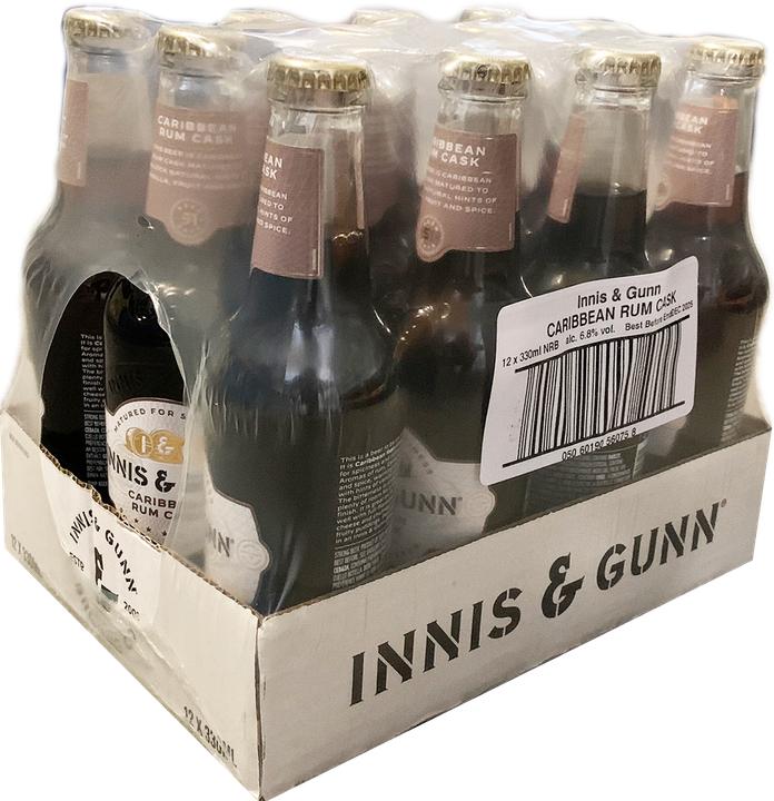 Actual product image Innis & Gunn Scottish red beer in an explosion of spicy rum notes, vanilla and rich fruit. (12 x 33 cl)