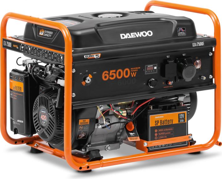 Produktbild Daewoo Power Products Benzin Stromerzeuger (6500 W, 30 l)