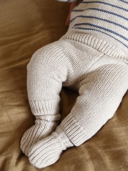 Produktbild Vertbaudet Baby-Set aus Strick: Streifenpullover, Hose & Socken (80)