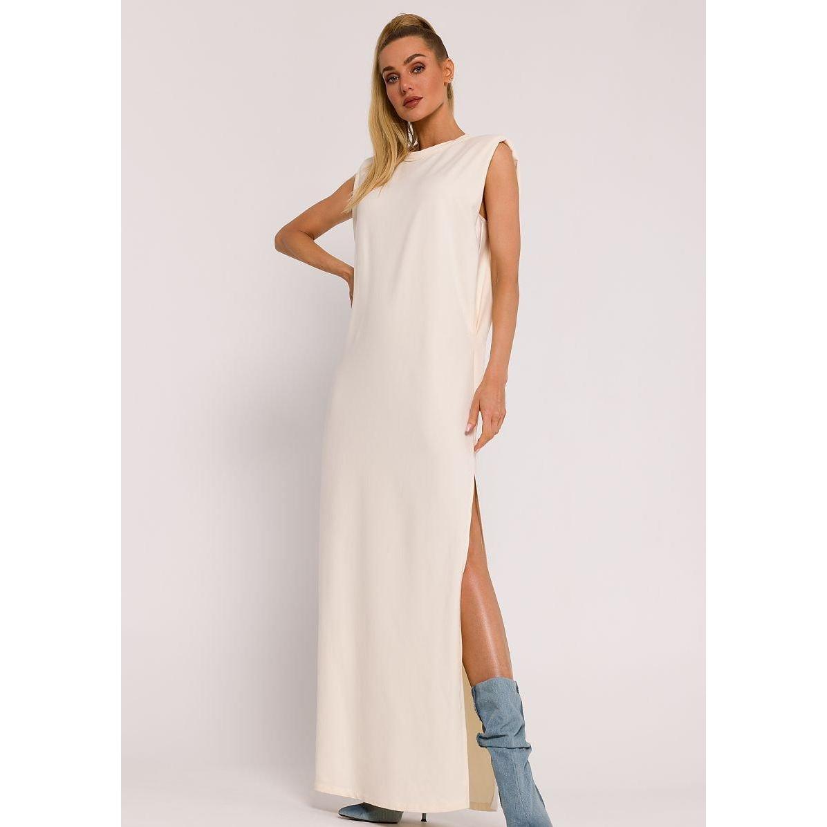 Made of Emotion, Damen, Kleider, Alltagskleid, Beige, (M)