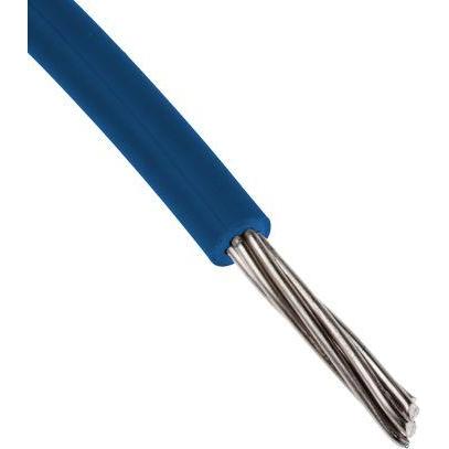 Rs Pro, Kabelleitung, UL11028 Hook-up wire 26AWG Blue 100m (100 m)