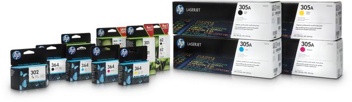 Actual product image HP 62 (C, FC, M, Y)