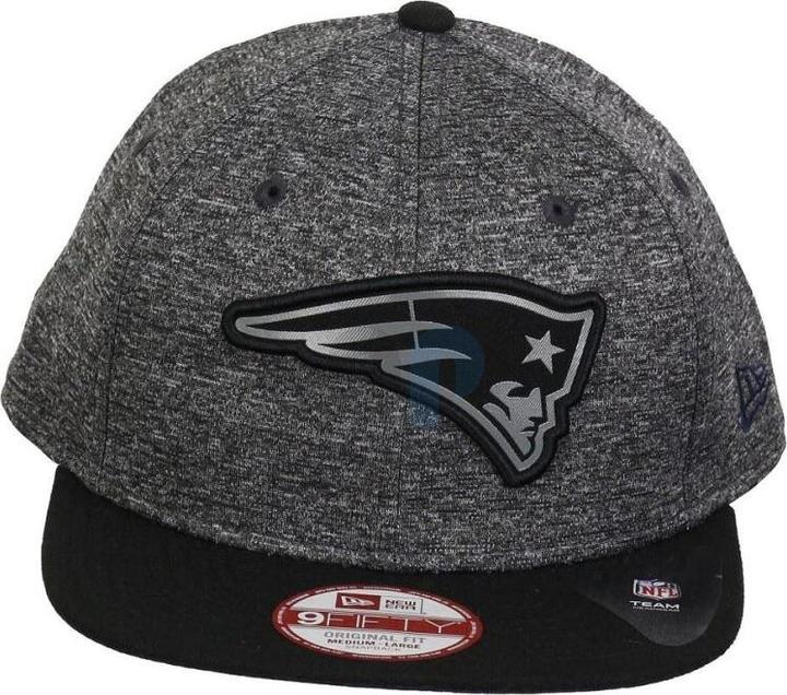 Actual product image New Era NFL - New England Patriots - Grey Collection 9Fifty Snapback Cap Grey ML (59)