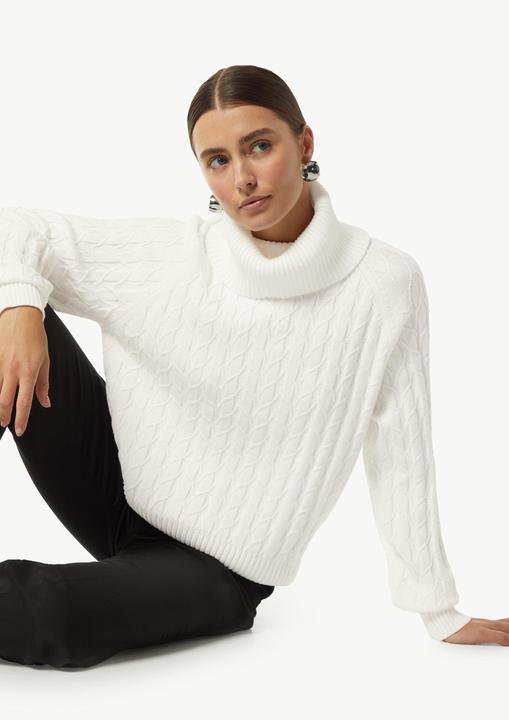 Image du produit Comma Strickpullover Strickpullover mit hohem Rollkragen (38)