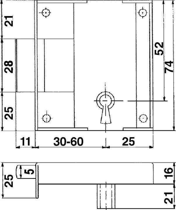 Produktbild Werkstarck Schrankschlösser (Profildoppelzylinder)