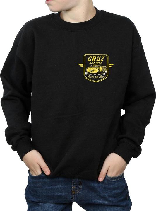 Produktbild Disney Cars Cruz Ramirez Faux Pocket Logo Sweatshirt Jungen (128)