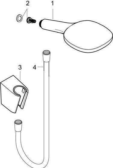 Actual product image hansgrohe Shower set RAINDANCE SELECT E 120 (3 Beam types, 14.40 l/min)