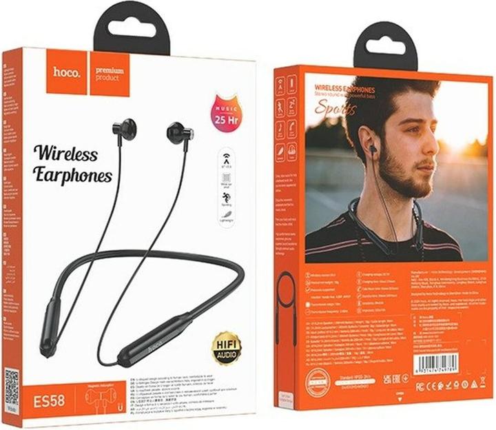 Actual product image Hoco ES58 Sound Headset Wireless In-Ear Anrufe/Musik Bluetooth Schwarz (25 h, Wireless)