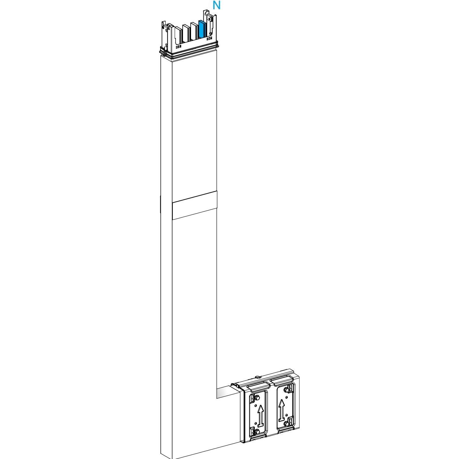 Schneider Electric SE KSA400DLE41F KSA Winkelelement WahllÃ¤nge (Verteiler), Elektronikzubehör + Gehäuse, Weiss