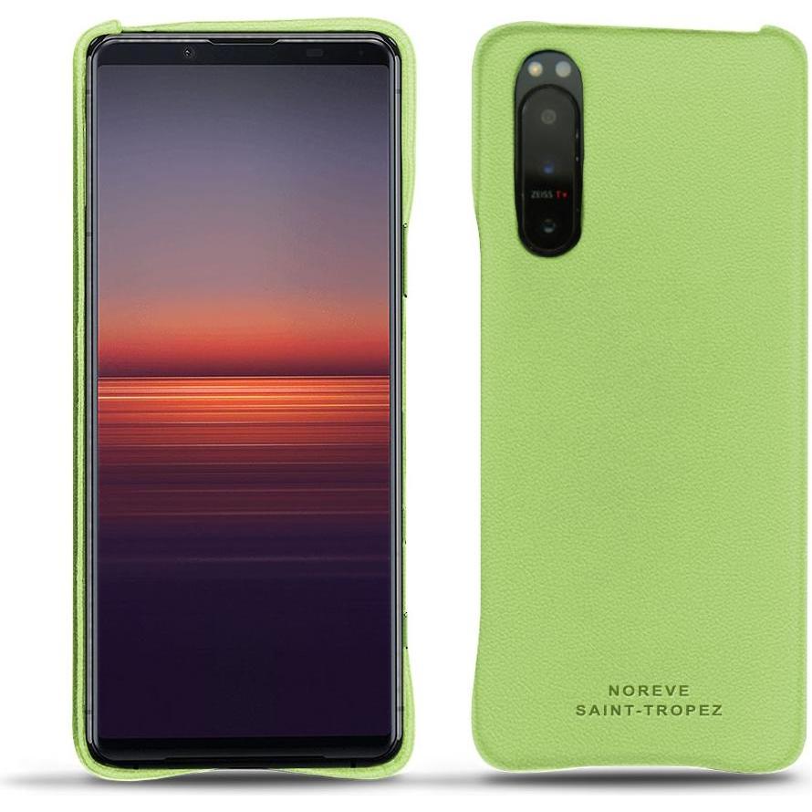 Noreve Lederschutzhülle (Sony Xperia 5 II), Smartphone Hülle, Grün