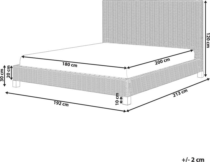 Actual product image Beliani Salbris (180 x 200 cm)