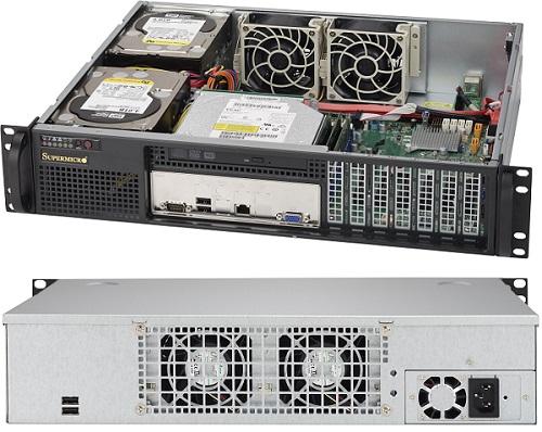 Produktbild Supermicro SC523L-505B: Servergehäuse 19"