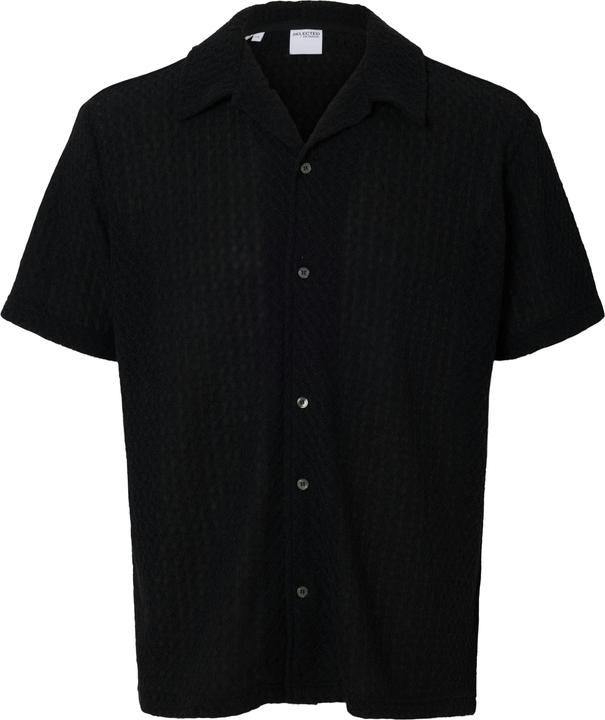 Produktbild Selected Jacquard Strick Kurzarmhemd (S)