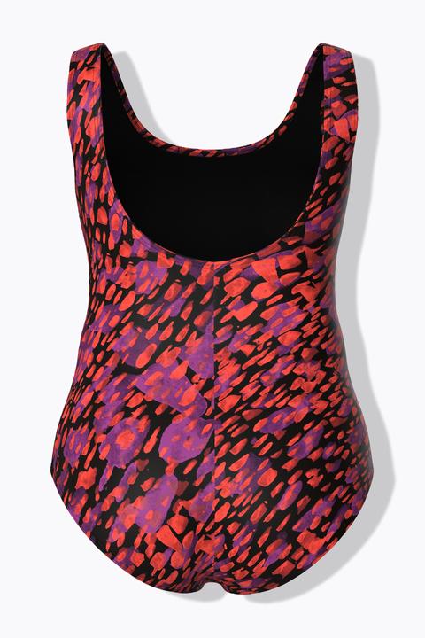 Actual product image Ulla Popken Painted Dot Swimsuit (56)