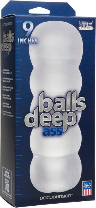 Actual product image Doc Johnson Balls Deep - ULTRASKYN 9 Inch Stroker - Ace
