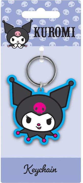 Actual product image Kuromi Smile PVC Keyring