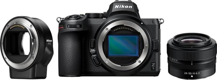 Produktbild Nikon Z 5 Kit inkl. FTZ (24 - 50 mm, 24.30 Mpx, Vollformat)