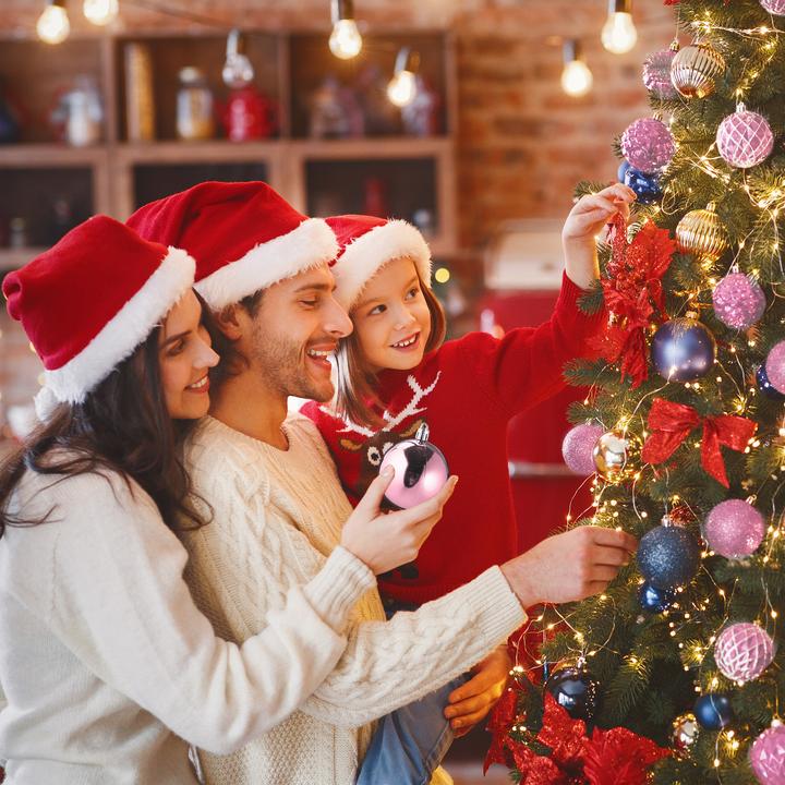 Actual product image Relaxdays Christmas baubles set (100 -part)