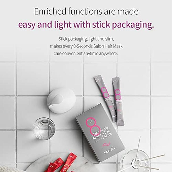 Immagine prodotto Masil 8 Seconds Salon Hair Mask - Smoothing Hair Mask (160 ml)