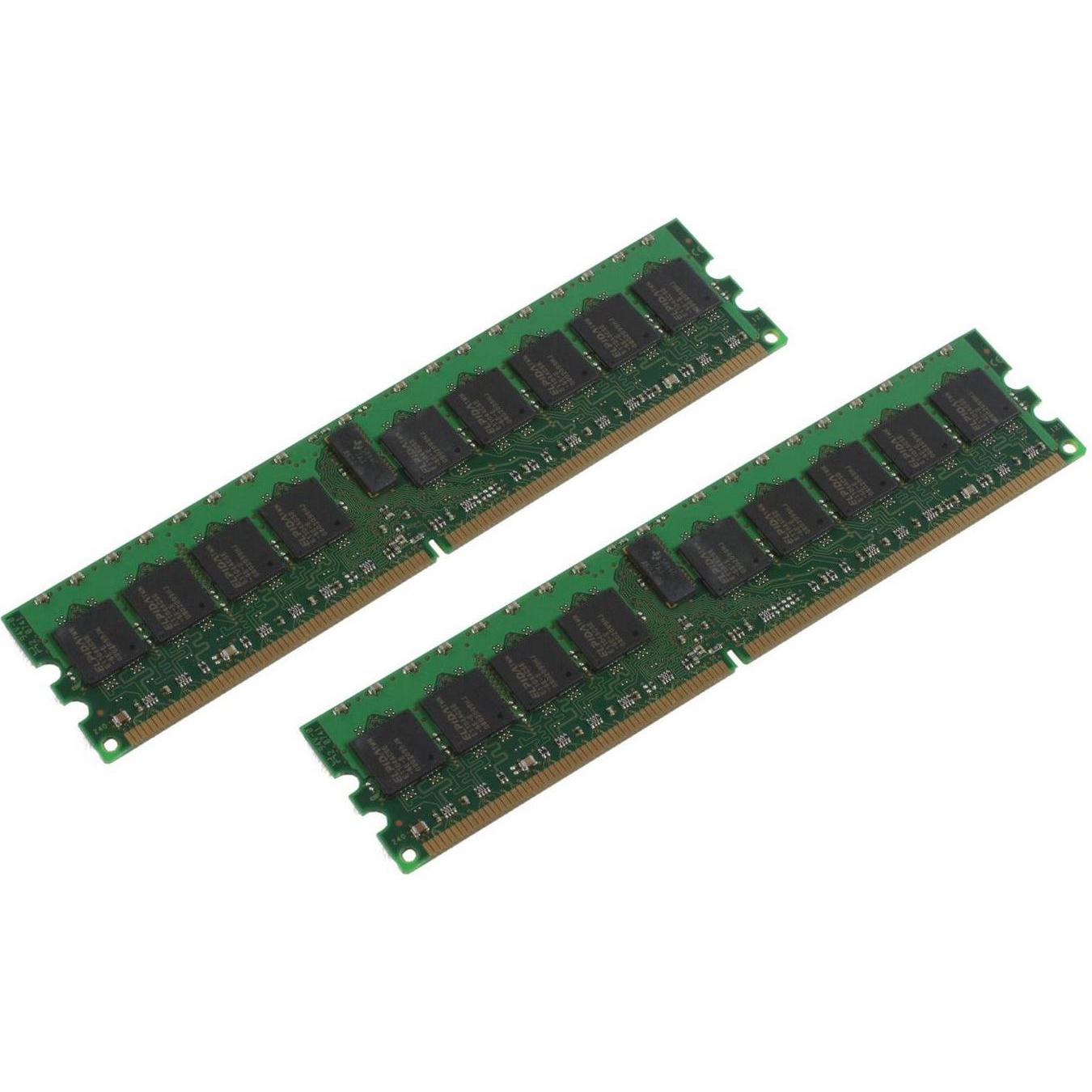 Thumbnail - CoreParts 2GB Memory Module for HP (2 x 1GB), RAM Modellspezifisch, Grün