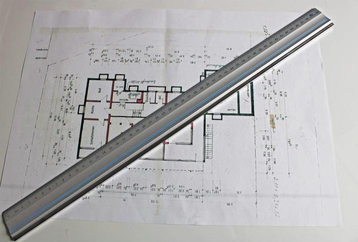 Produktbild Wedo Aluminium-Schneidelineal (50 cm, Aluminium)