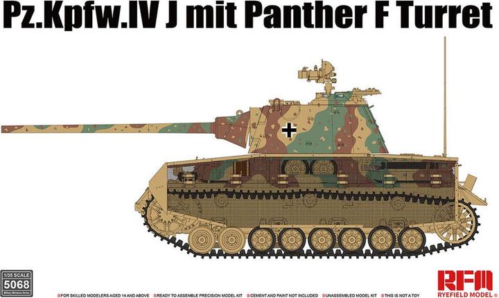 Immagine prodotto Rye Field Model Pz.Kpfw.IV J con torretta Panther F
