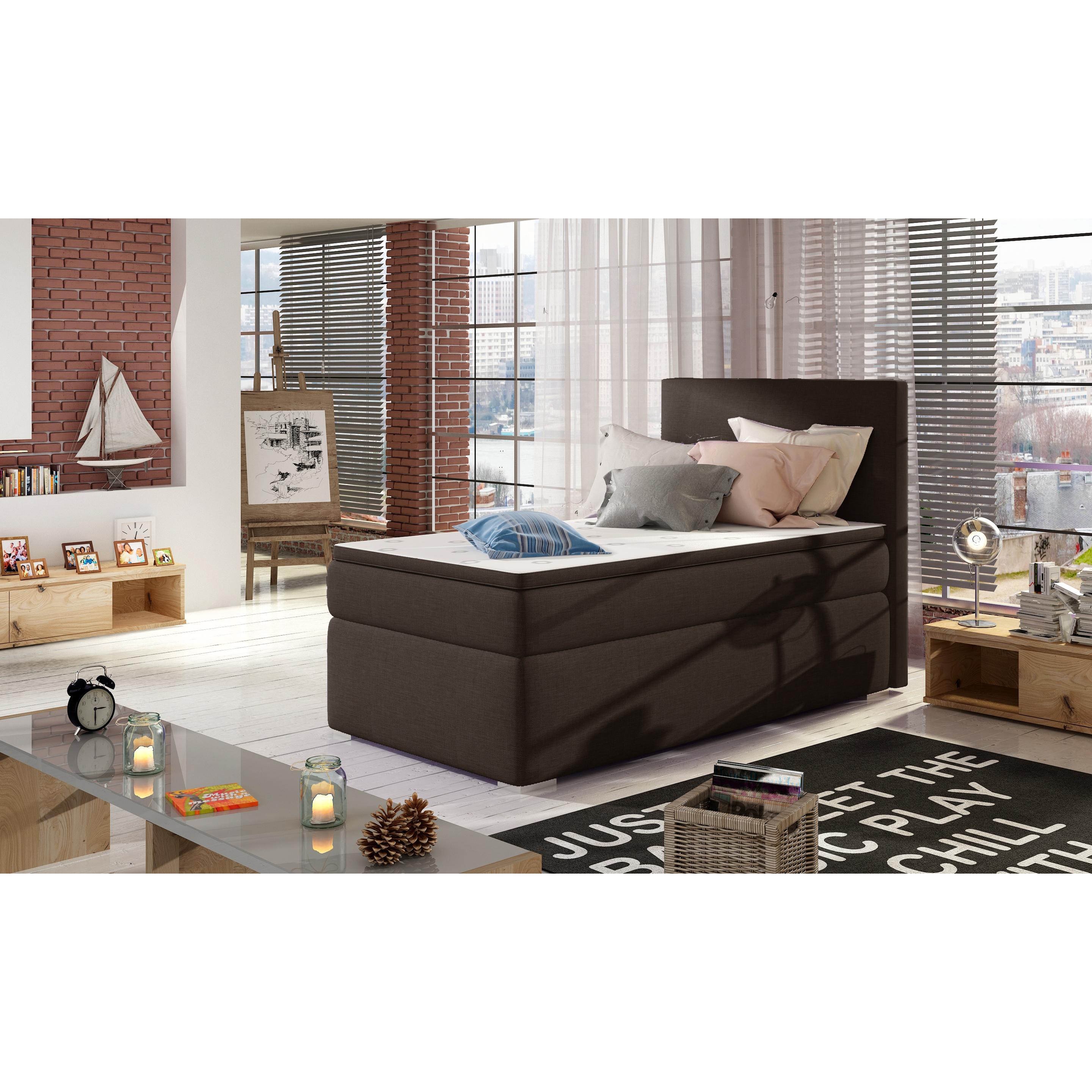 ELTAP, Bett, Rocco mit Stauraum (90 x 200 cm)